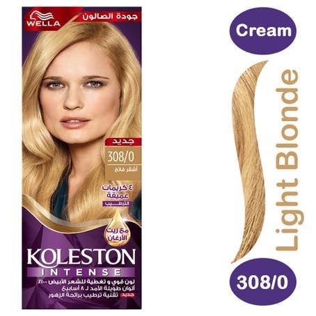 كوليستون صبغة شعر اشقر فاتح + مظهر 308/0.    Koleston