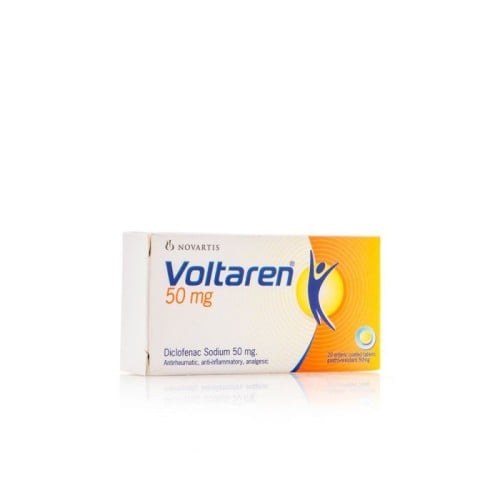 فولتارين 50 ملجم 20 قرص.Voltaren