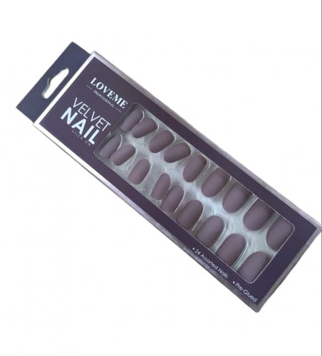 أظافر لاصقة صناعية من لاف مي _  رقم 7 مطفي