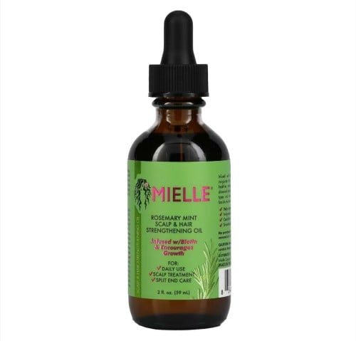 ميلي زيت تقوية فروة الرأس والشعر، إكليل الجبل والنعناع _  59 مل   Mielle