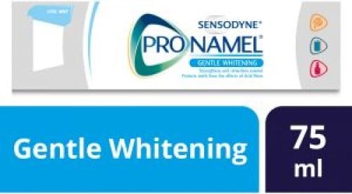 سنسوداين معجون أسنان بروناميل تبييض لطيف واقي المينا 75 مل.   Sensodyne