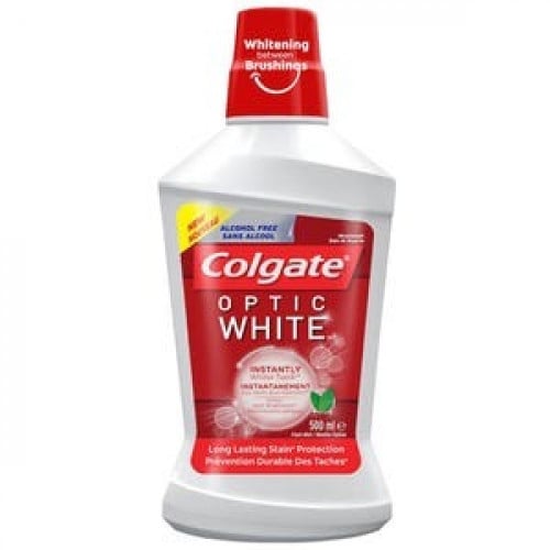 غسول للفم اوبتيك وايت من كولجيت _  500 مل / Colgate
