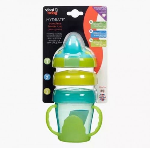 كوب تدريب هيدريت من فايتال بيبي  ( لون غير محدد ) - 200 مل / vital Baby