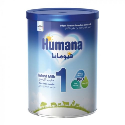 Humana حليب أطفال، مرحلة 1، من 0-6 شهور من هيومانا - 1600 جم