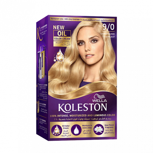 صبغة الشعر الدائمة من ويلا كوليستون _ أشقر فاتح جدا 9/0.   Koleston