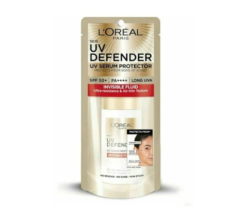 سائل حماية من اشعة الشمس فوق البنفسجية ديفيندير انفيزيبل بعامل حماية +50 من لوريال باريس، 50 مل، عبوة واحدة.   Loreal paris