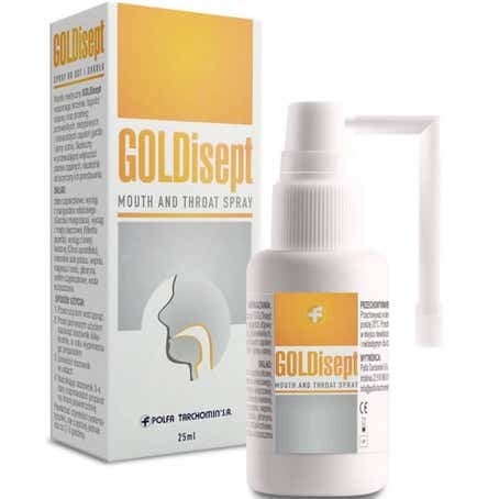 جولديسيبت بخاخ للفم والحنجرة 25 مل  Goldisept