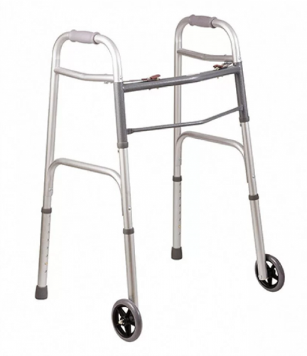 مشاية كبار السن مع عجلات قابلة للطي