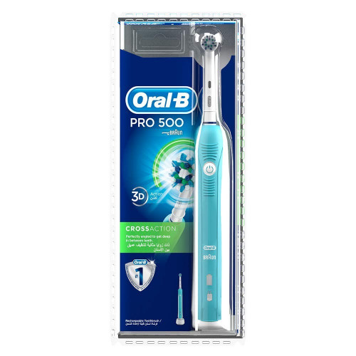 فرشاة أسنان كهربائية أورال-بي برو 500 كروس أكشن Or...