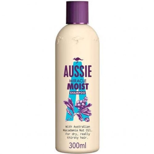 شامبو ميراكل مويست  للشعر الجاف والعطش  خالي من السيليكون والبارابين من أوسي _ 300 مل. Aussie
