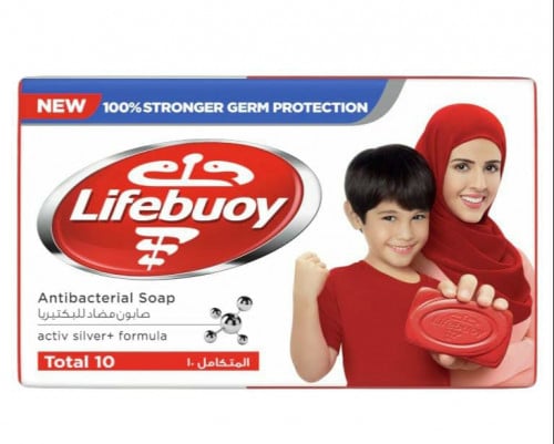 قالب صابون  لايفبوي المضاد للبكتيريا توتال 10 _ 125 جرام   Lifebuoy
