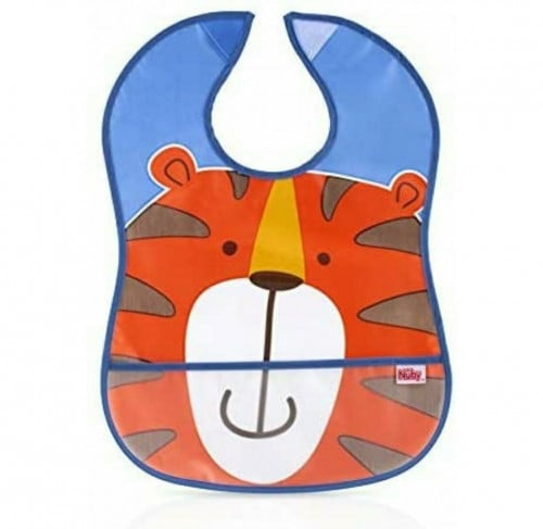 مريلة مقاومة للماء ومثالية للفطام واوقات الوجبات من نوبي كاتش Nuby