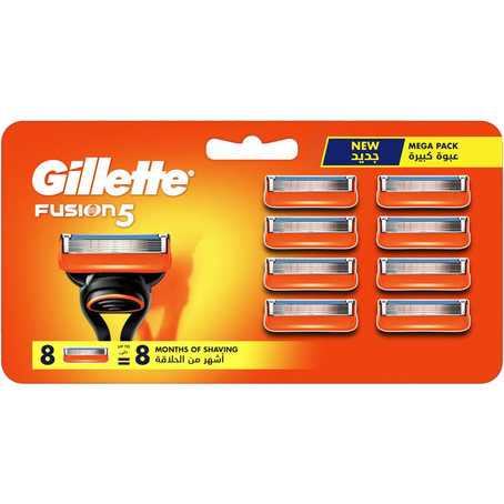 جيليت امواس فيوجن مانويل  _ 8 شفرات.  Gillette