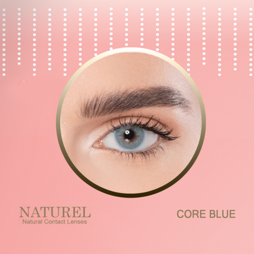 Naturel عدسات لاصقة ملونة شهرية من ناتشورال / كور بلو CORE BLUE