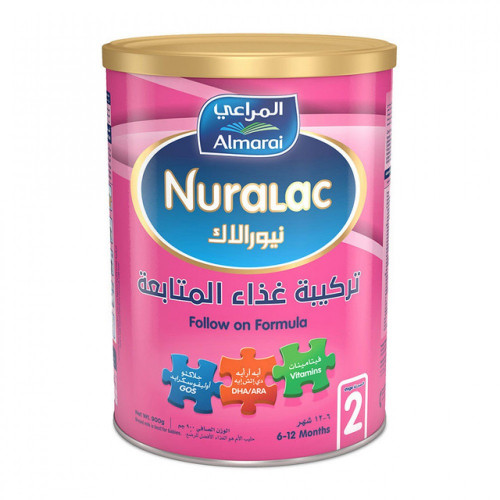 Nuralac حليب أطفال رقم 2 من عمر 6 _ 12 شهر  من نيورلاك  _  900 جرام