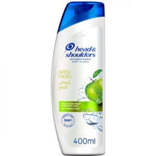 شامبو ضدّ القشرة بانتعاش التفاح  من هيد أند شولدرز  _  400 مل head & shoulders