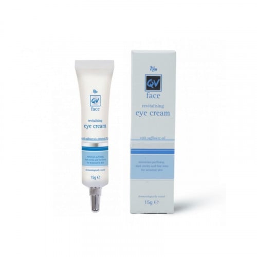 Qv كريم فيس لتجديد منطقة العينين وعلاج هالات العين والانتفاخ  من كيوفي - 15 جرام