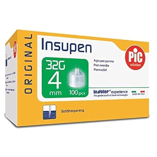 بيك ابر قلم الأنسولين 4 ملي * 32 جي ايطالي PIC INSUPEN