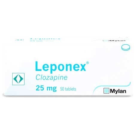 ليبونكس 25 مجم 50 قرص.   Leponex 25 mg