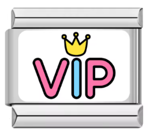 تشارم فضي VIP