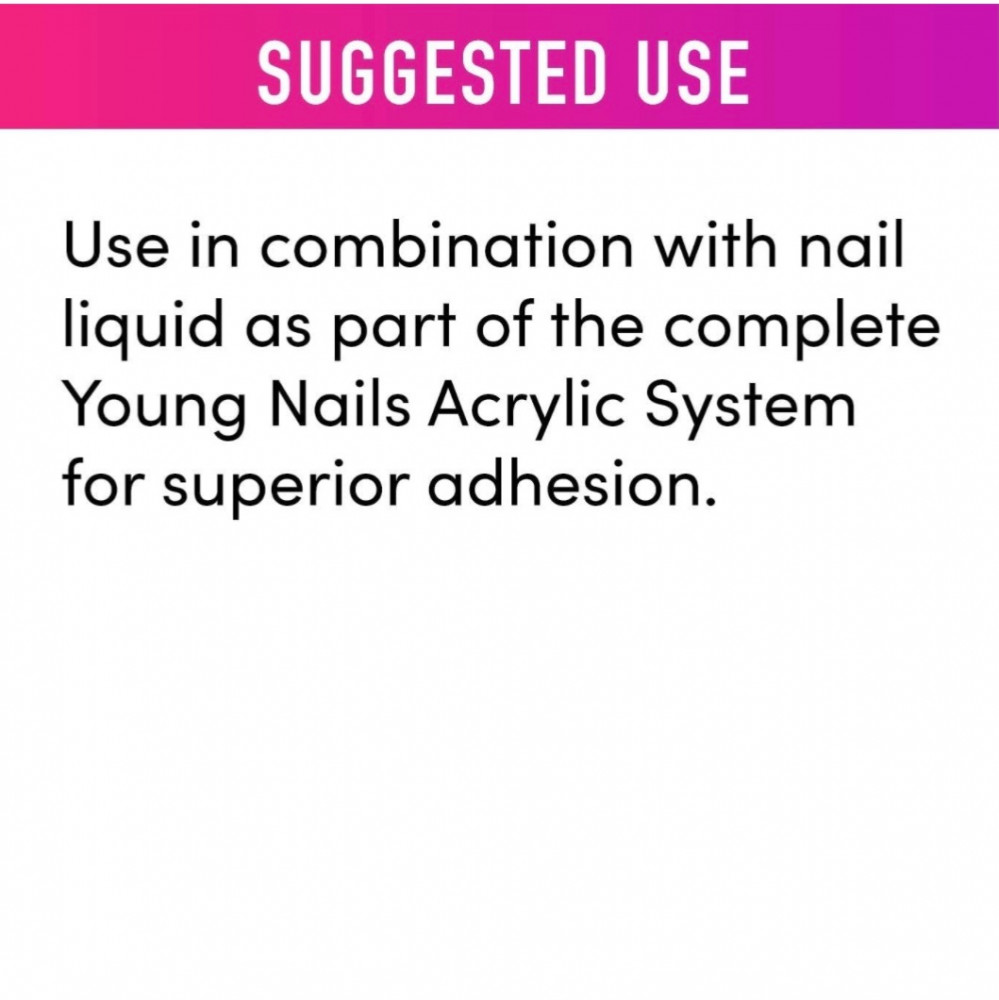 Young Nails Core Natural Acrylic Nail Powder, 85g Ohood Nails Tools