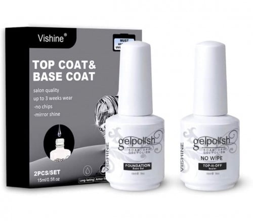 ‏Vishine Base Coat + Top Coat