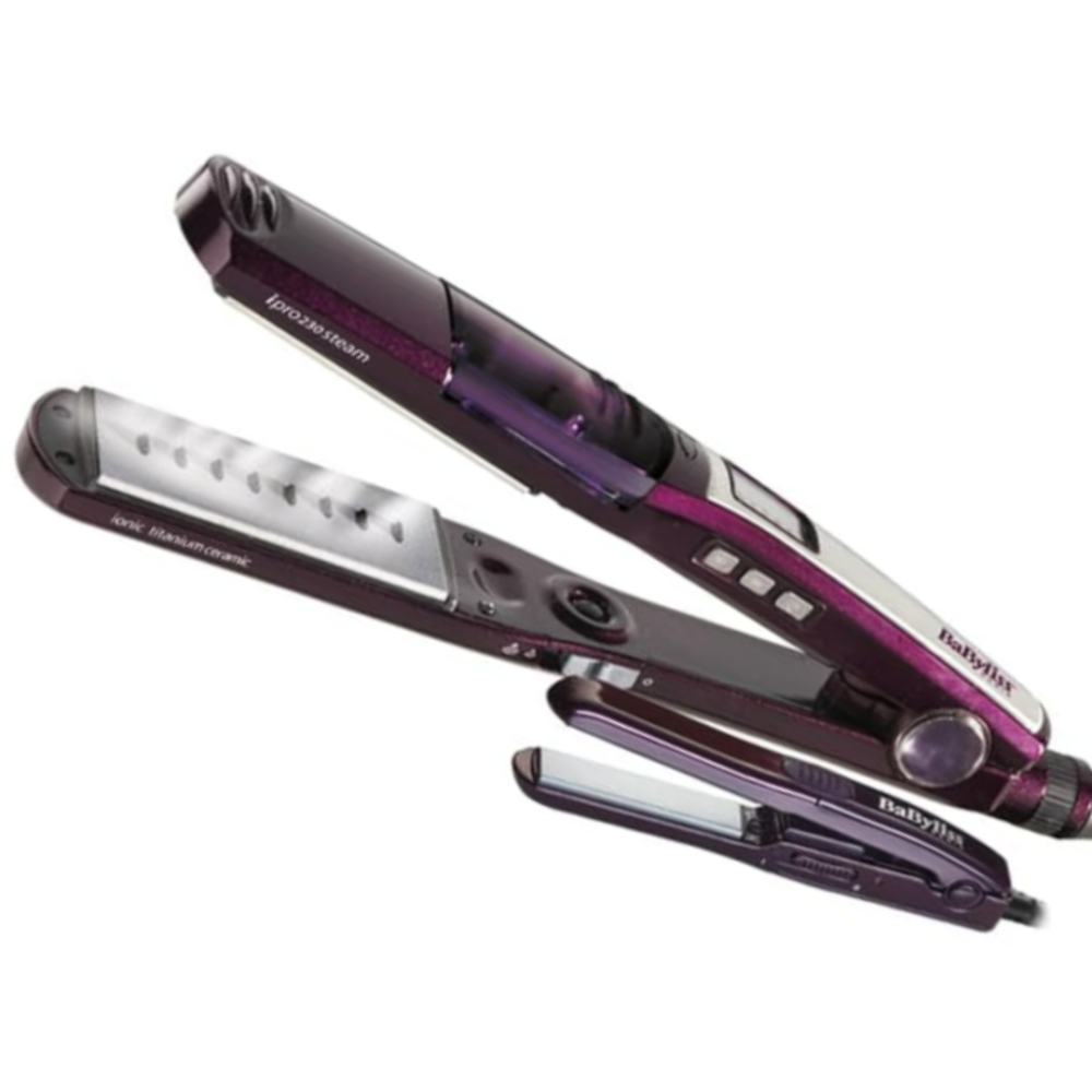 بيبيليس مملس شعر بالبخار 5 اعدادات 230 درجة حرارة + جهاز إضافي