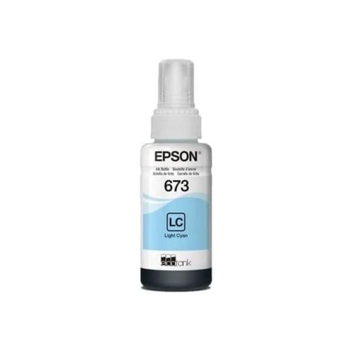حبر طابعة ازرق فاتح أصلي تانك ابسون EPSON 673