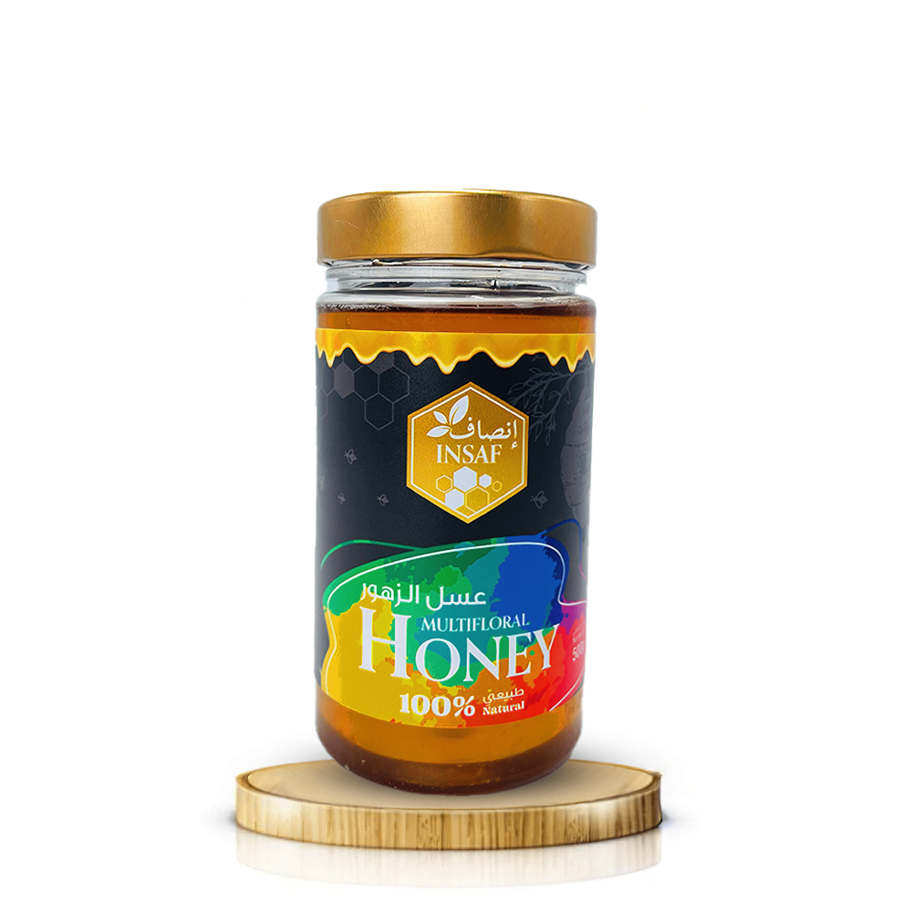 عسل الزهور الطبيعي 500 جرام