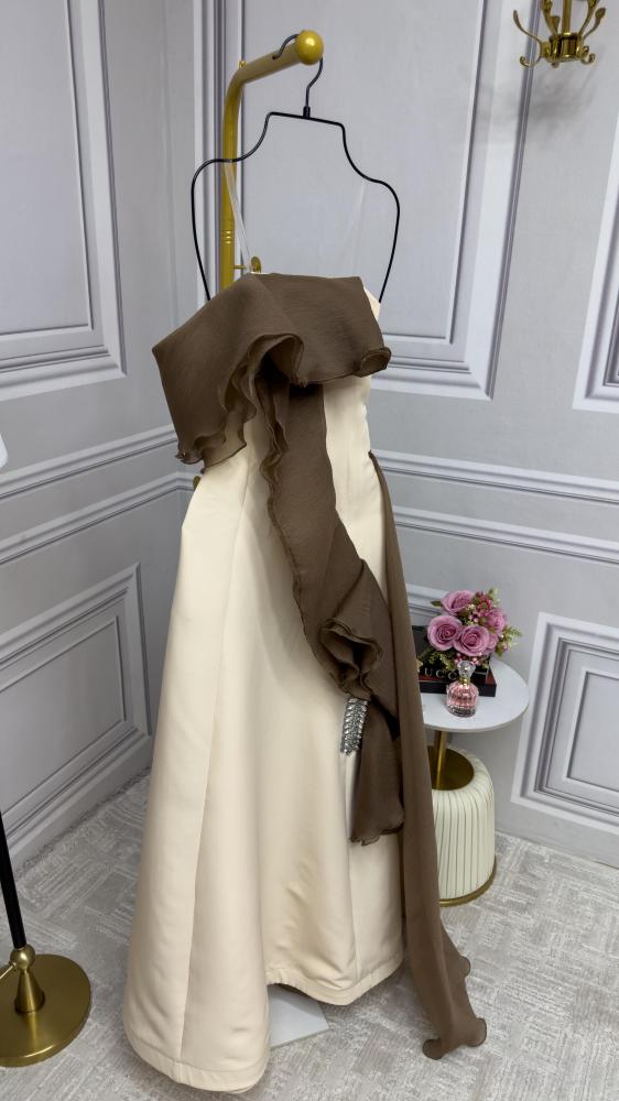 فستان سهره فخم لونين مميزين