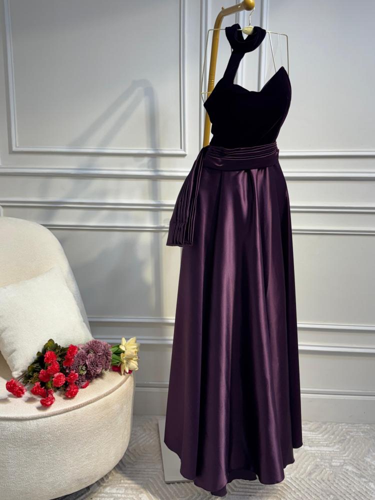 فستان سهره مخمل رهيب