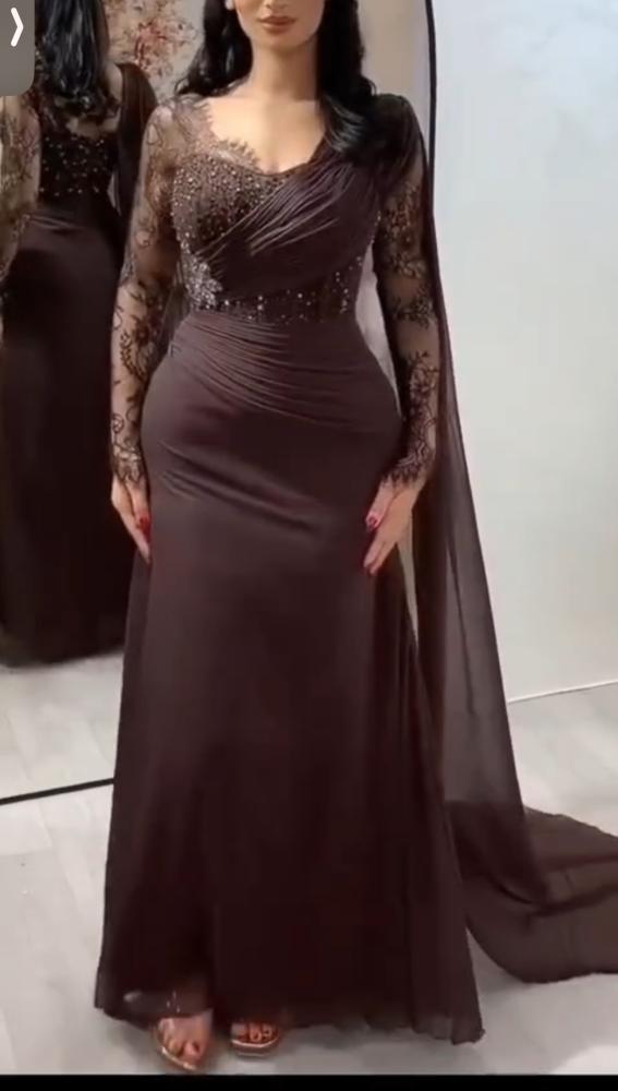 فستان سهرة موكا