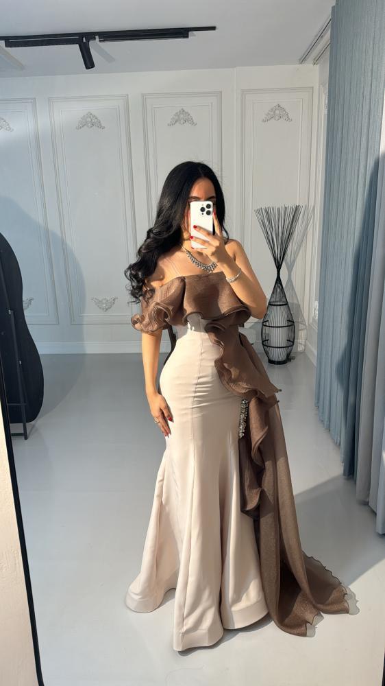 فستان سهره فخم لونين مميزين