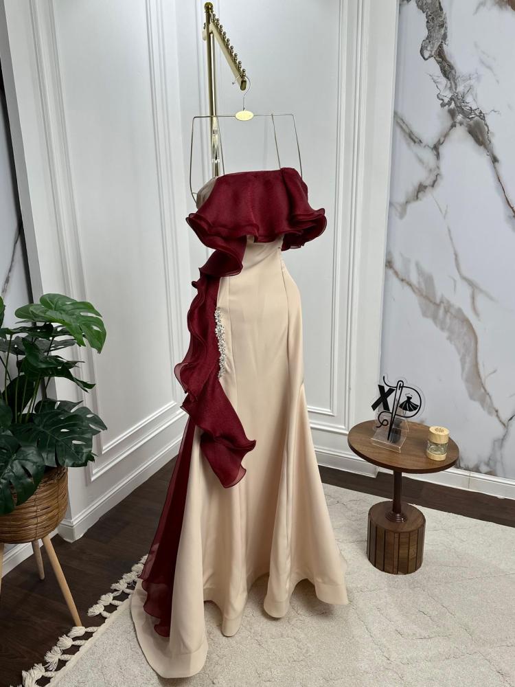 فستان سهره فخم لونين مميزين