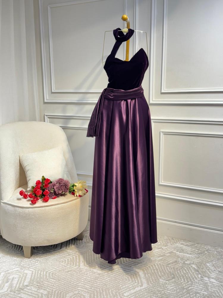 فستان سهره مخمل رهيب