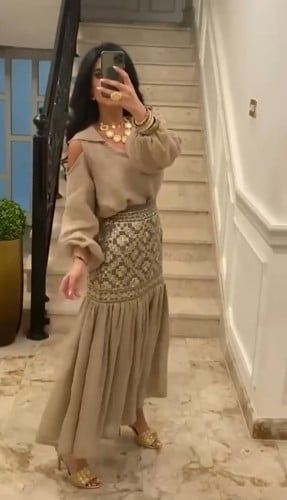 فستان قطن بحريني