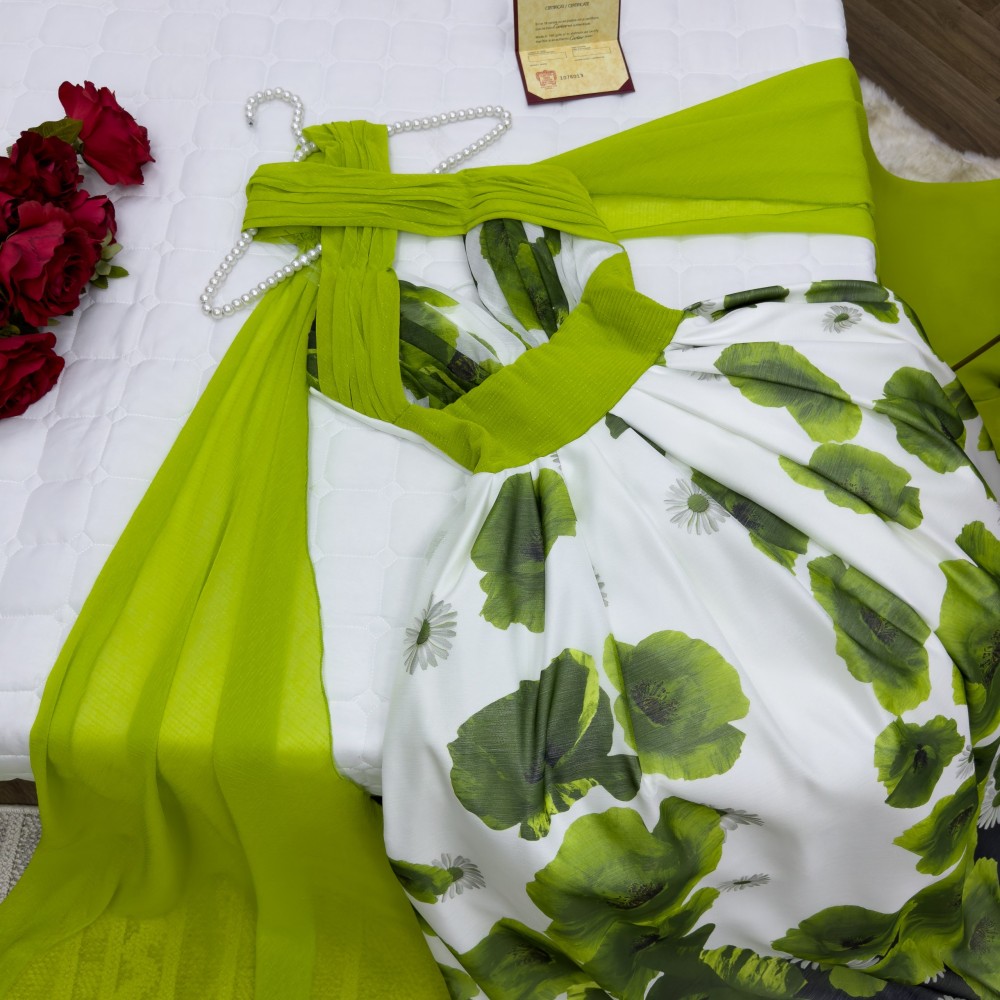 فستان رهيب مميز لونين ازرق - اخضر