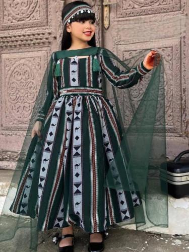 فستان اليوم الوطني تصميم مميز وأنيق