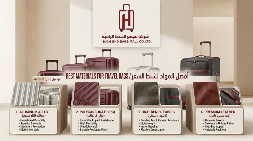 افضل خامات شنط السفر-شركة مجمع الشنط الراقيه