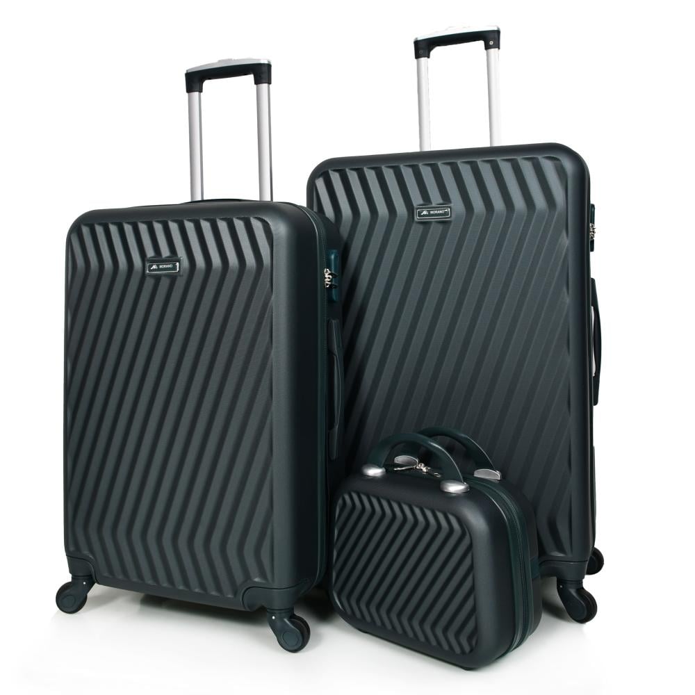 مورانو طقم شنط سفر فايبر 4 قطع أخضر