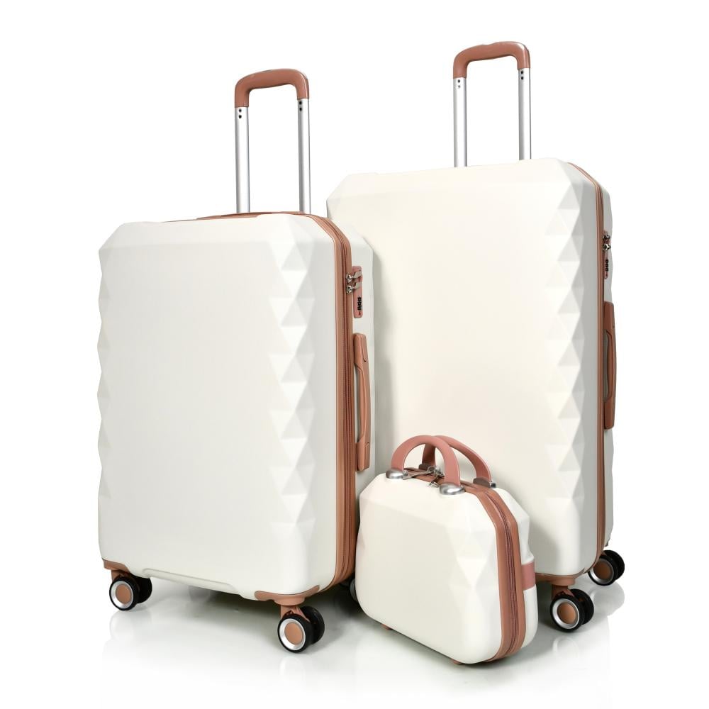 مورانو طقم شنط سفر فايبر 4 قطع بيج