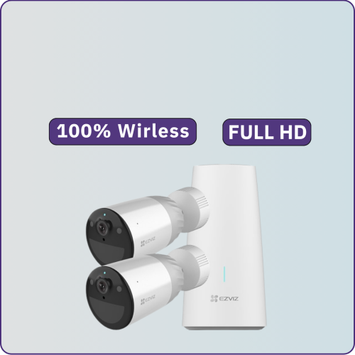 كاميرات مراقبة - FULL HD - الباقة شاملة 2 كاميرات...