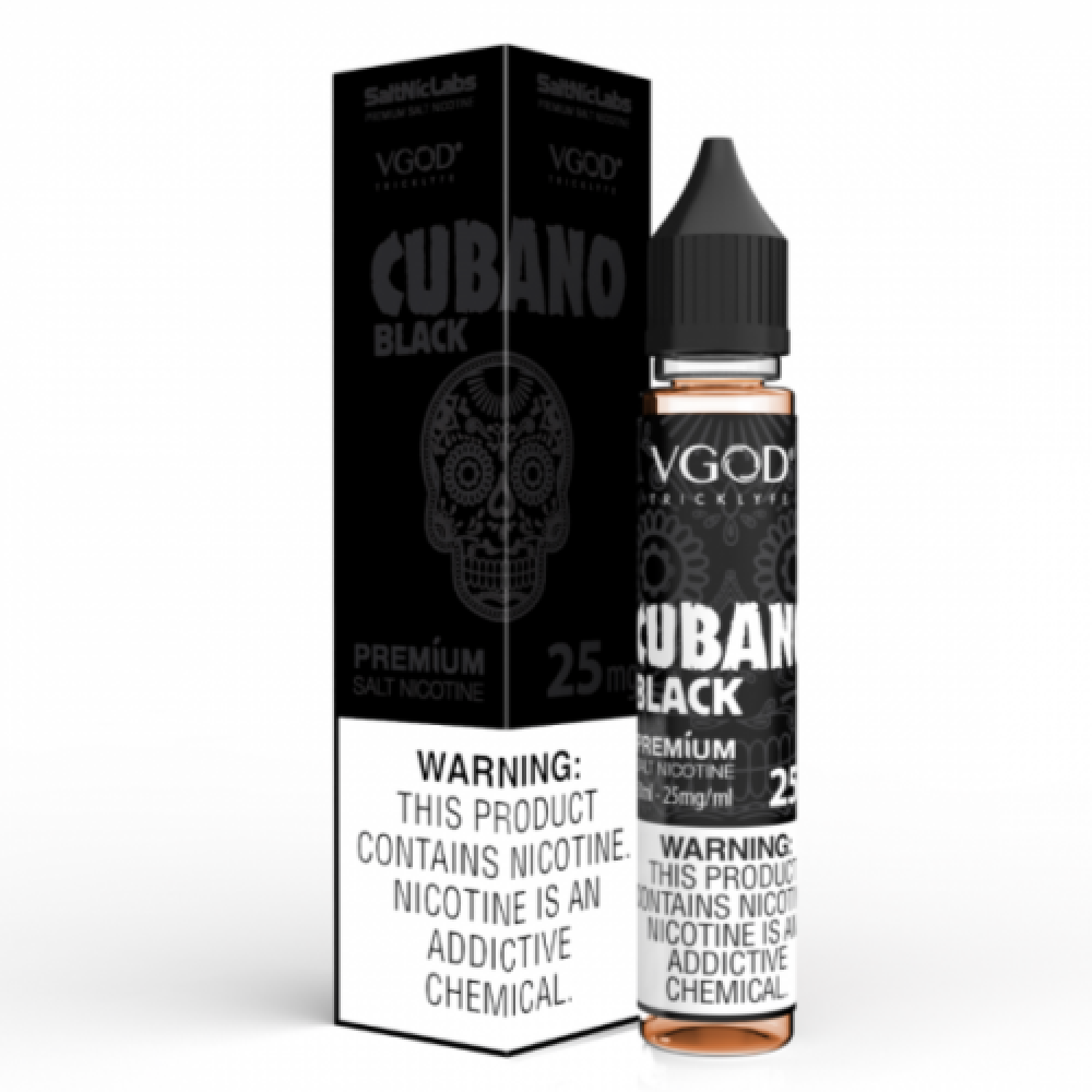 نكهة فيقود كوبانو بلاك سولت نيكوتين - VGOD Cubano Black - Salt Nicotin
