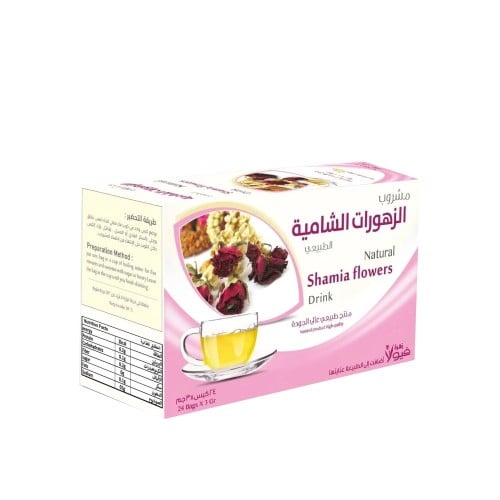 شاي الزهورات الشامية زهرة فيولا 24كيس