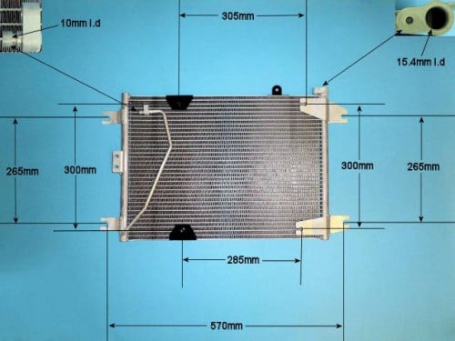 11335C# لديتر مكيف سوزوكي جراند فيتارا 00-08 / CONDENSER SUZUKI GRAND VITARA 00-08