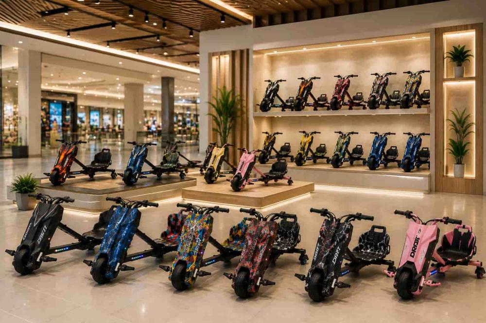 أشكال سكوتر الدرفت : الفرق بين طرازات حكاية طفل
