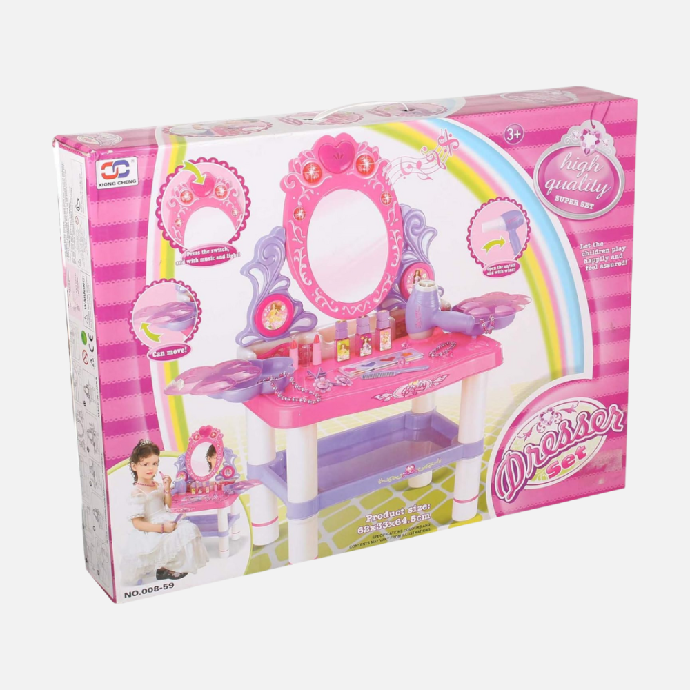 طقم تسريحة للبنات مع اكسسوارات - شيونج شينج