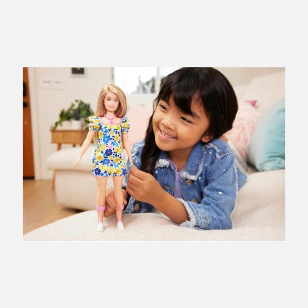 Buy Barbie - Fashionistas with Down syndrome wearing a floral dress | |  Baby Story Toys -   -