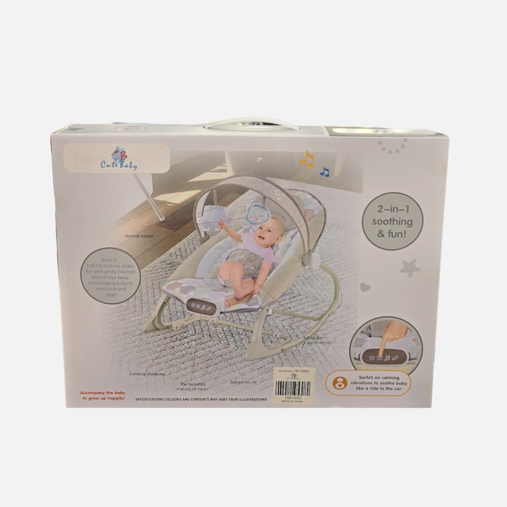 كرسي هزاز بيج للأطفال مع موسيقى واهتزازات مهدئة