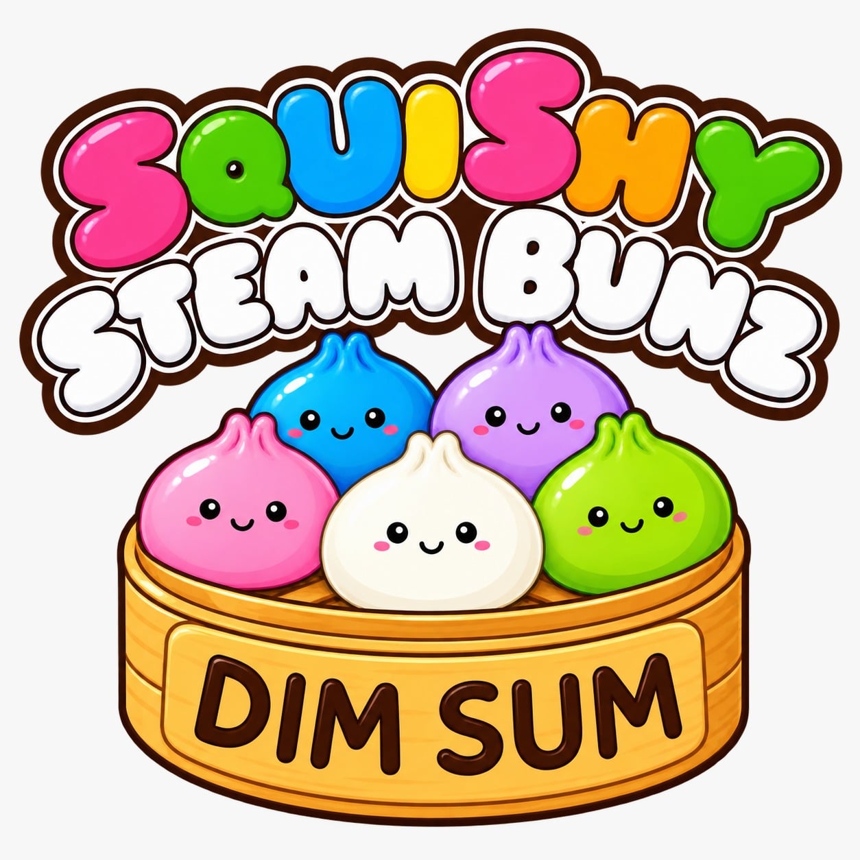 Squishy Steam Bunz Dim Sum